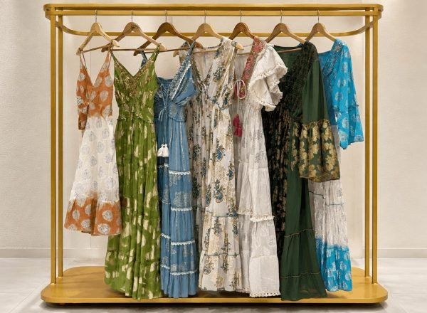 rail of garments